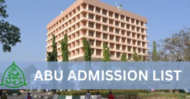 ABU admission list is out