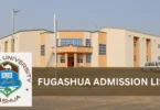 FUGASHUA admission list