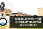 fupre admission list is out