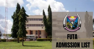 FUTA Admission List